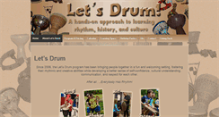Desktop Screenshot of letsdrumprogram.com